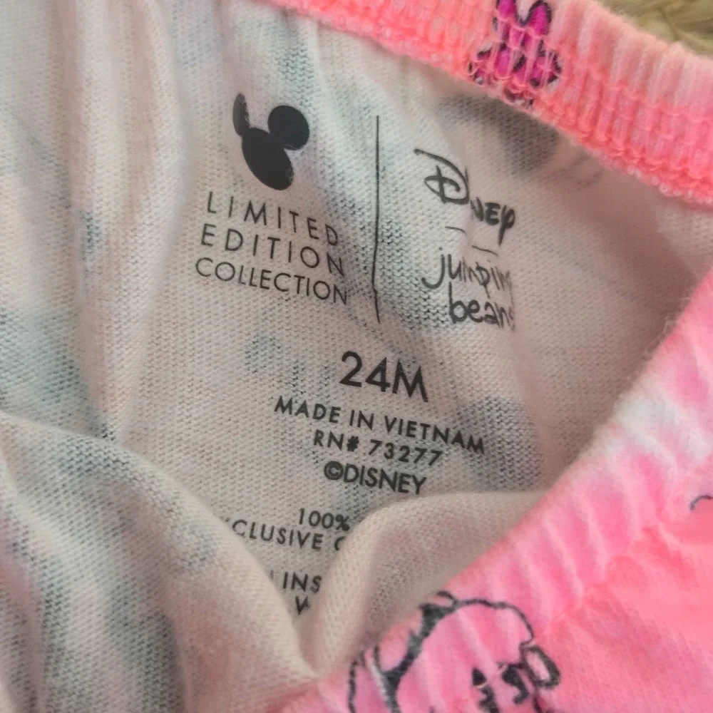 Disney and H&M Pink Minnie Mouse T-Shirt, Shorts and Matching Sets Size 2T/24mos